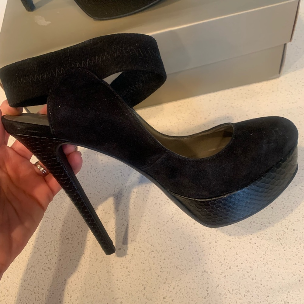 Suede Heels